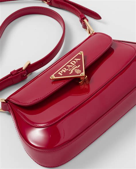 prada red cherry bag|Prada patent cherry red.